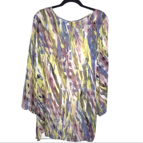 LA MADE Abstract Dress With Slip Size S - Picture 3 of 9